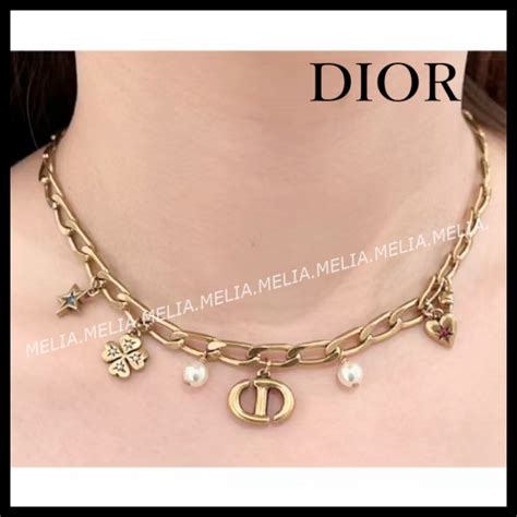 dior ネックレス シンプル|dior lucky charms ネックレス.